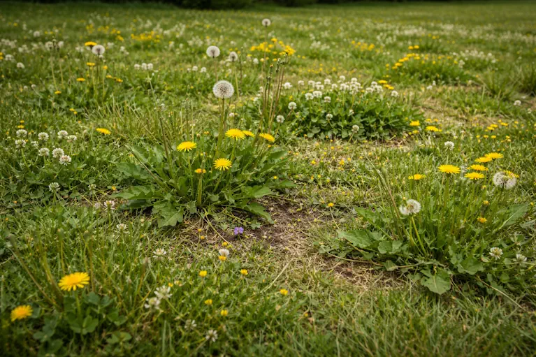 Thin, patchy or weed-filled lawns